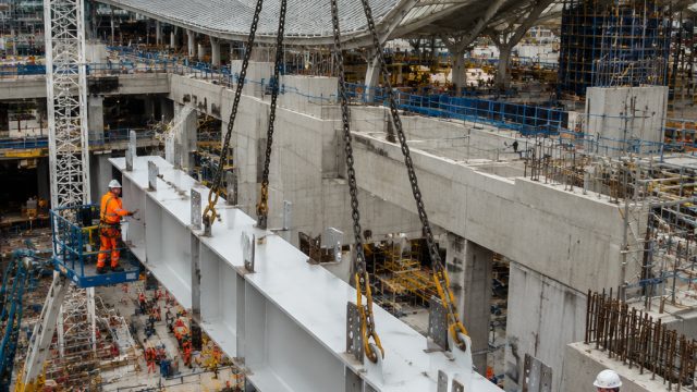 Major Milestone Achieved with HS2's Curzon Street Station Beams Installation